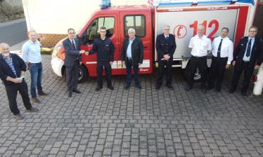 Feuerwehrfahrzeug in Nack übergeben 