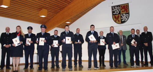 Verleihung der Feuerwehr Ehrenzeichen 2020/2021