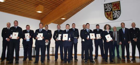 25 Jahre Feuerwehr, Silbernes Ehrenzeichen