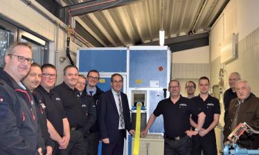 Neue Schlauchpflegeanlage für die Feuerwehr Alzey-Land