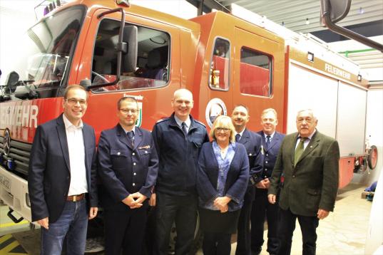 Hauptbrandmeister Thorsten Rößler als stellvertretender Wehrführer der Wehr Flonheim bestätigt