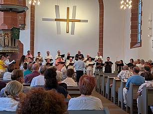 Chorkonzert in der evangelischen Kirche
