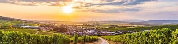 Sonnenuntergang über Lonsheim