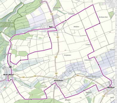 Stadtradeln 2024 Vorholz Strecke