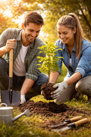 Baumpflanzen Förderung